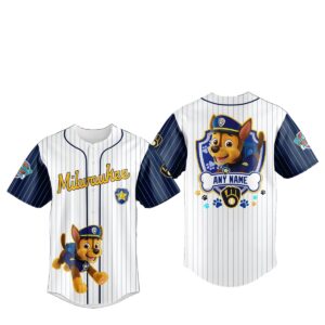 1 Milwaukee Brewers Paw Patrol Night 2026 Jersey