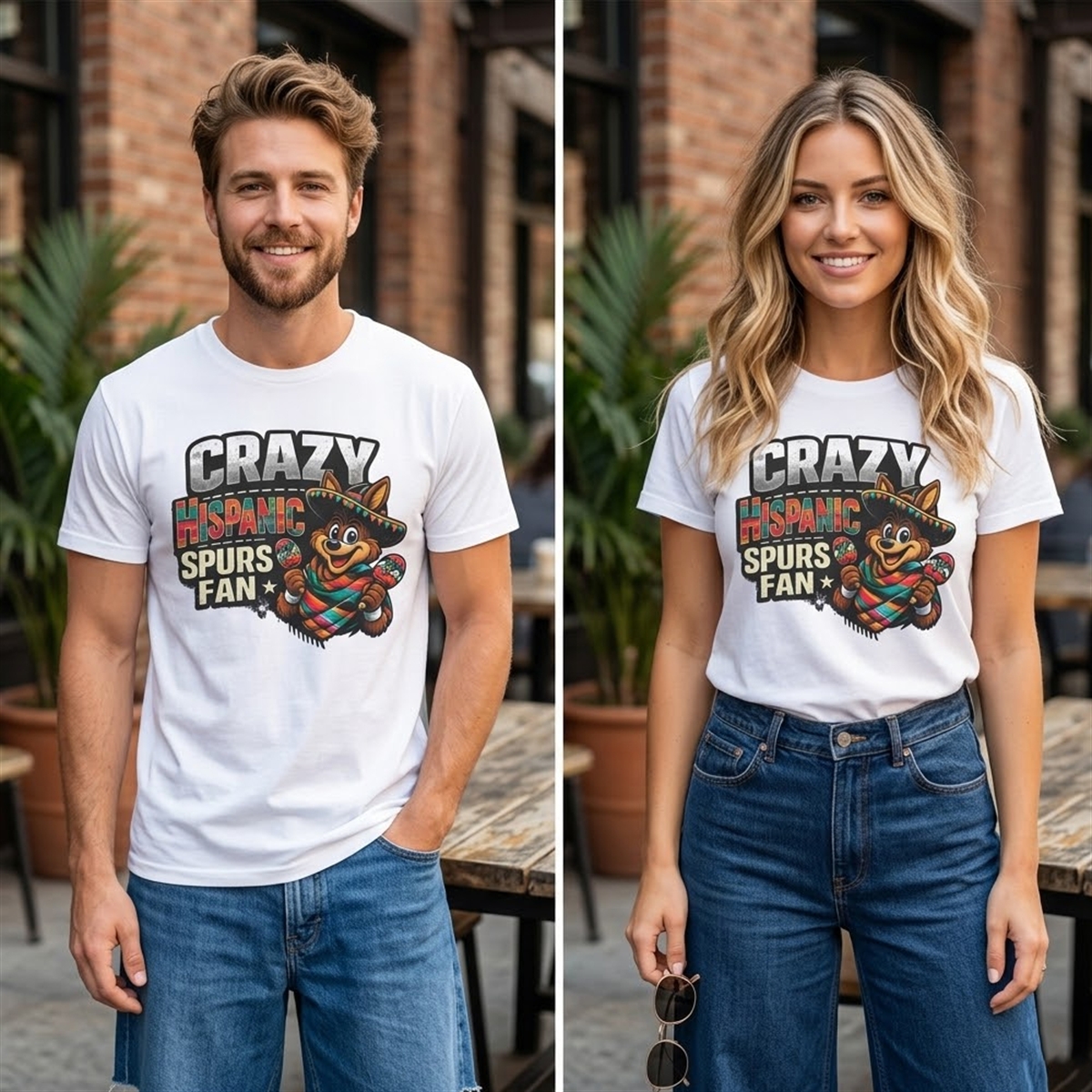 4 Crazy Hispanic Spurs Fan Shirt