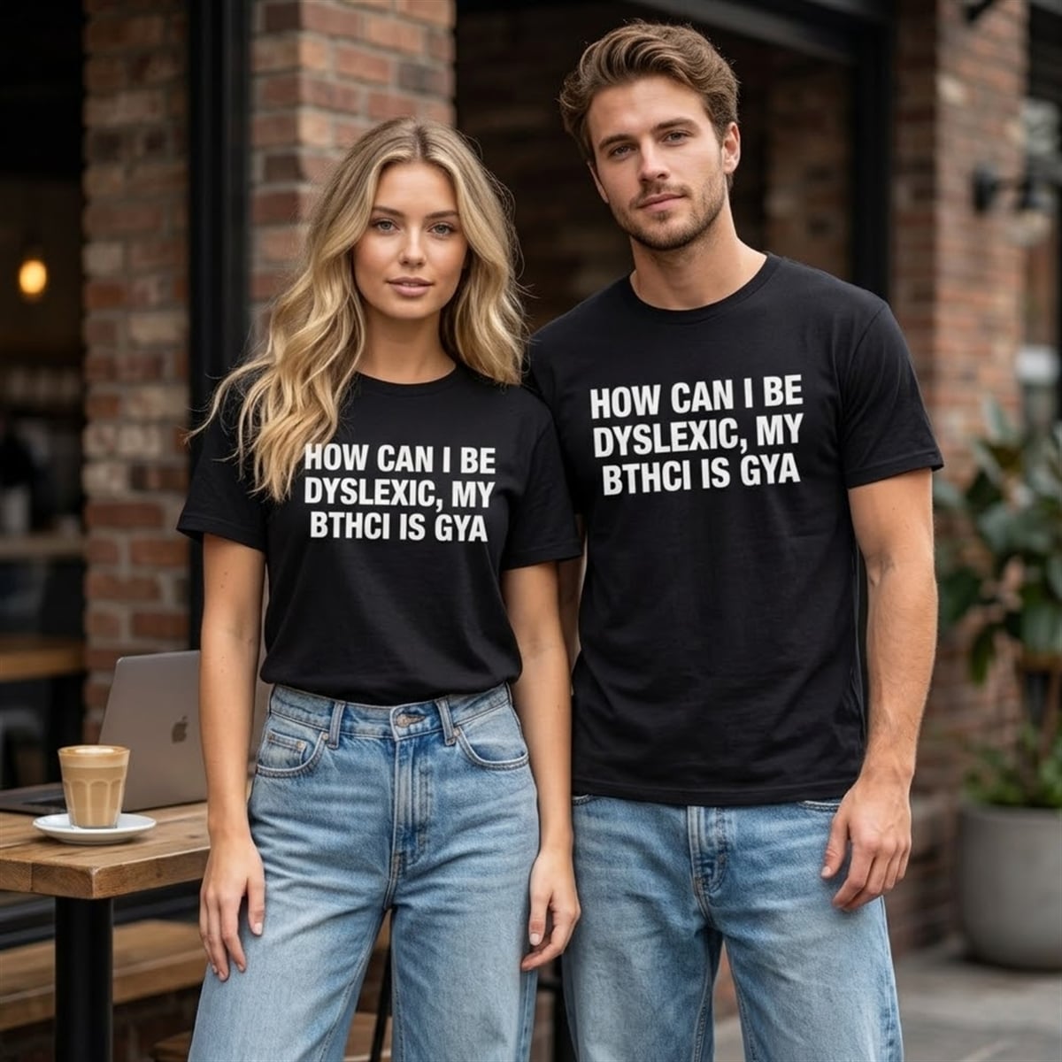 4 How Can I Be Dyslexic My Bthci Is Gya Shirt