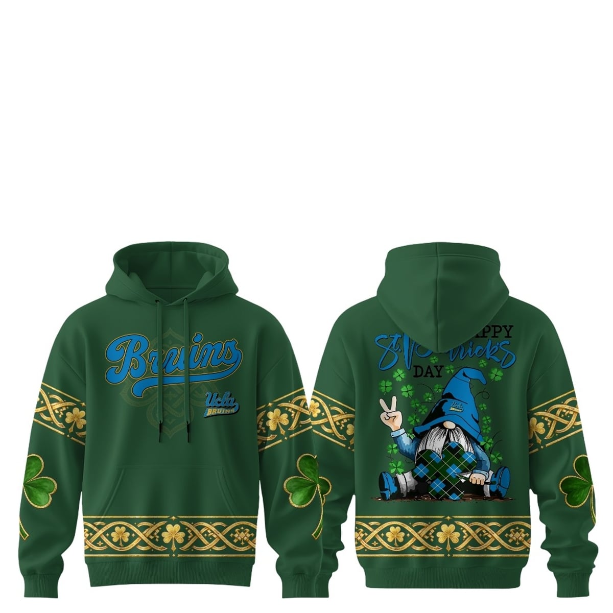 2026 UCLA Bruins Happy St Patricks Day Shirt 2 4 UCLA Bruins Happy St Patricks Day Hoodie