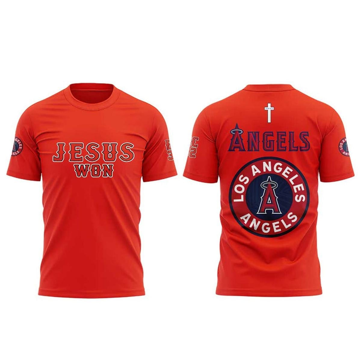 2026 Los Angeles Angels Jesus Won Hoodie 2 5 2026 Los Angeles Angels Jesus Won Shirt