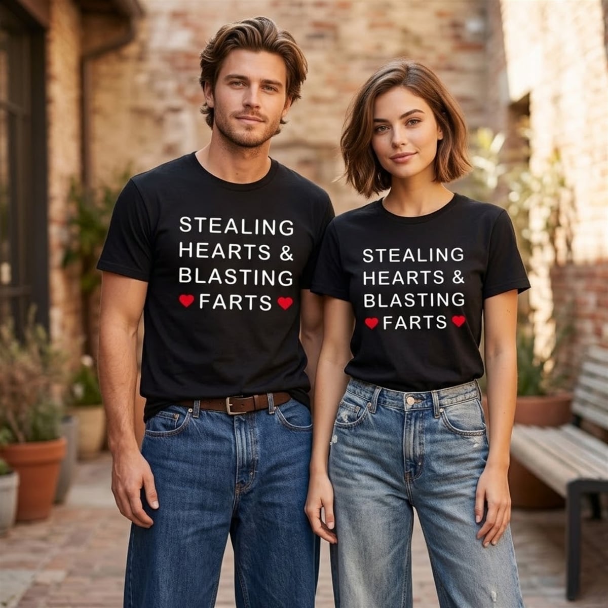 5 Stealing Hearts and Blansting Farts Shirt