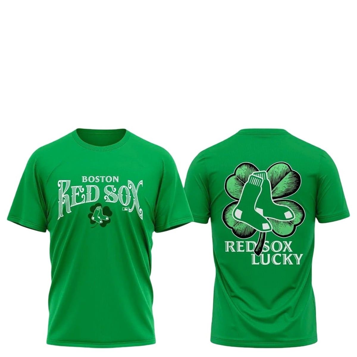 2026 Boston Red Sox Lucky St Patrick Day Shirt 1 7 2026 Boston Red Sox Lucky St Patrick Day Shirt