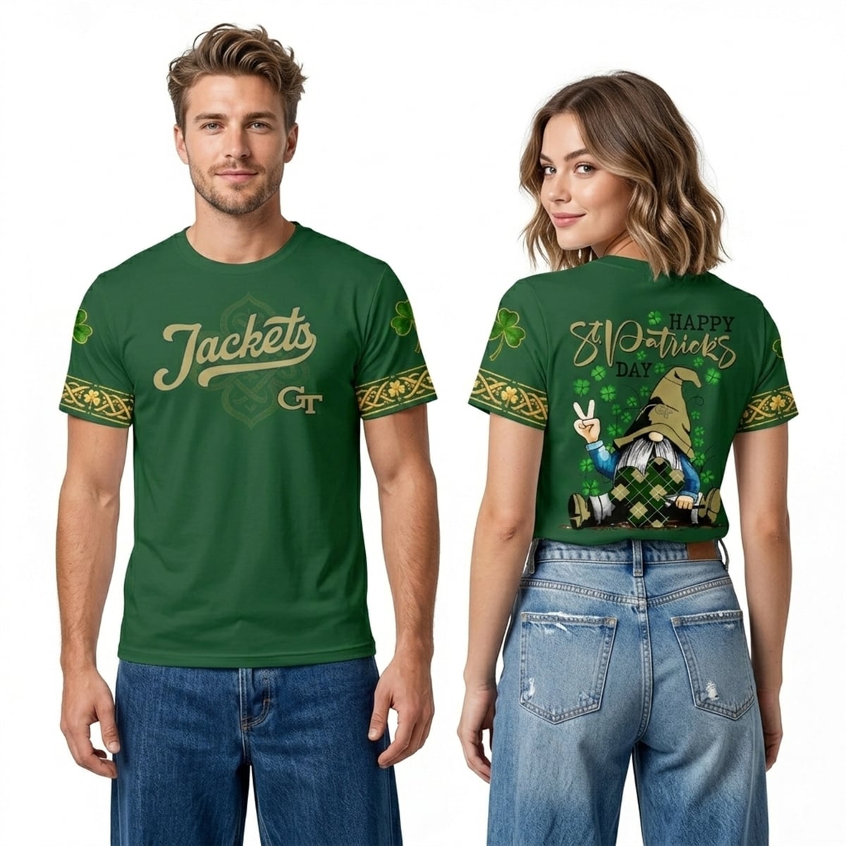 2026 Georgia Tech Yellow Jackets Happy St Patricks Day Shirt 2026 Georgia Tech Yellow Jackets Happy St Patricks Day Shirt