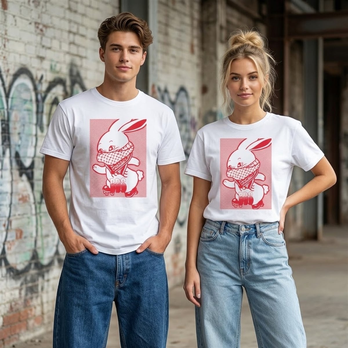 7 Palestine Bunnies BDS Shirt 1