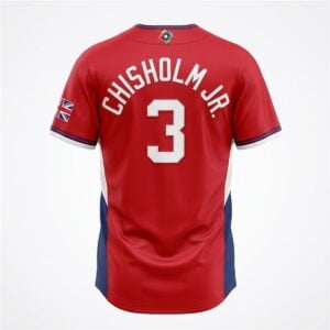 Great Britain Jazz Chisholm Jr 2026 World Baseball Classic Jersey 0