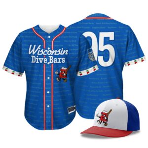 0 2026 Lake Country DockHounds Wisconsin Dive Bars Jersey Hat 1
