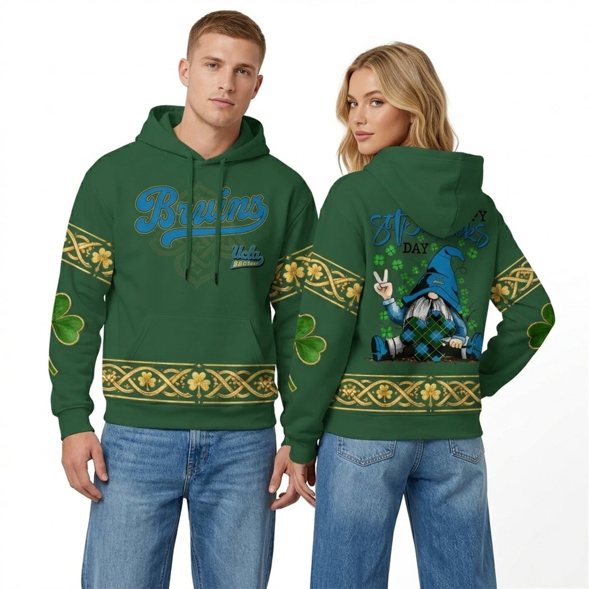 2026 UCLA Bruins Happy St Patricks Day Shirt 4 8 UCLA Bruins Happy St Patricks Day Hoodie