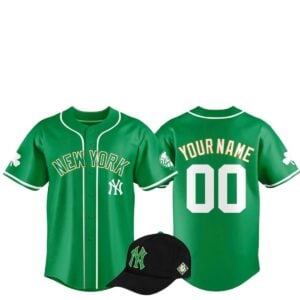 NY Yankees 2026 St Patrick Day Jersey Hat 1