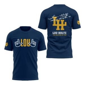 1 Lou Holtz National Champions The Doctor Of Pep Shirt
