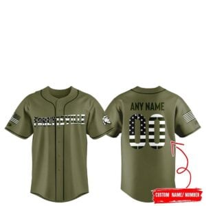 2026 Fayetteville Woodpeckers Military Appreciation Night Jersey 1