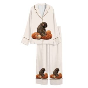 0 Dear Punch Monkey Emotional Plush Toy Pajama Set