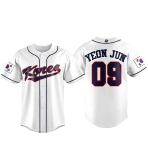 2026 Yeon Jun Team Korea Baseball World Baseball Classic Jersey 1