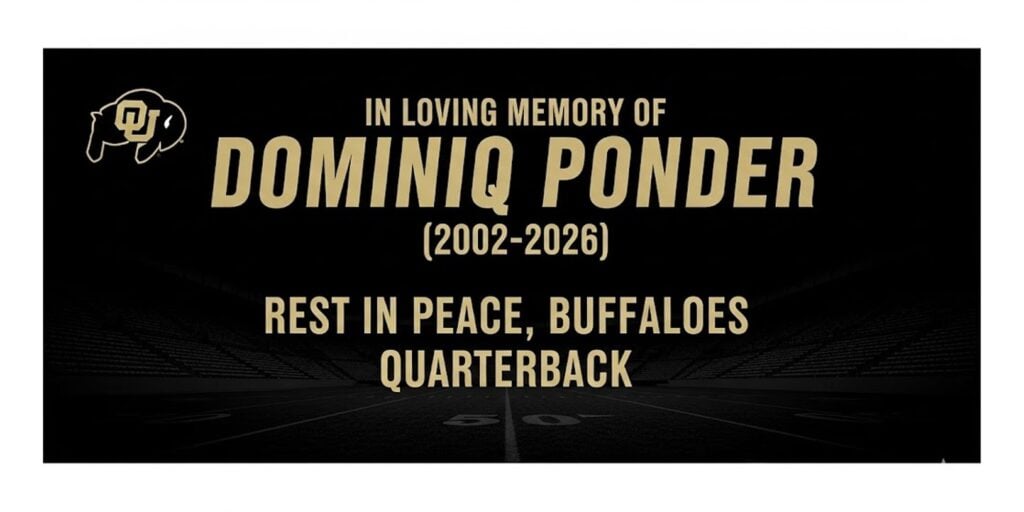 Eternal Flame: Honoring Colorado QB Dominiq Ponder's Unforgettable Legacy 1 Eternal Flame Honoring Colorado QB Dominiq Ponder's Unforgettable Legacy