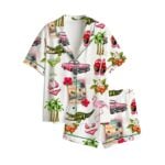 Florida Beach Summer Vacation Tropical Travel Miami Vacation Pajama Set