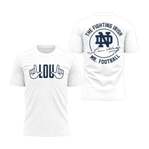 2026 The Lou Holtz The Fighting Irish Mr Football Shirt 1