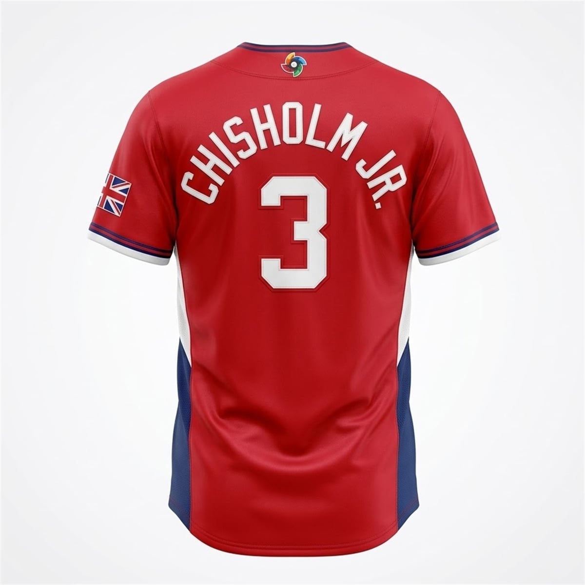 Great Britain Jazz Chisholm Jr 2026 World Baseball Classic Jersey 1 Great Britain Jazz Chisholm Jr 2026 World Baseball Classic Jersey 0
