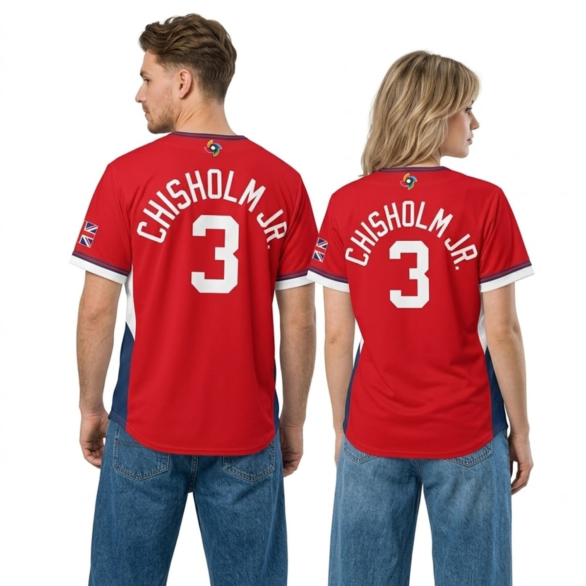 Great Britain Jazz Chisholm Jr 2026 World Baseball Classic Jersey 1 Great Britain Jazz Chisholm Jr 2026 World Baseball Classic Jersey 1