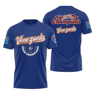 4 2026 Team Venezuela World Baseball Classic Champions Shirt