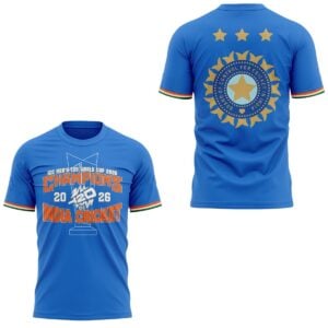 1 2026 Indian Cricket Team ICC Mens T20 World Cup Champions Shirt