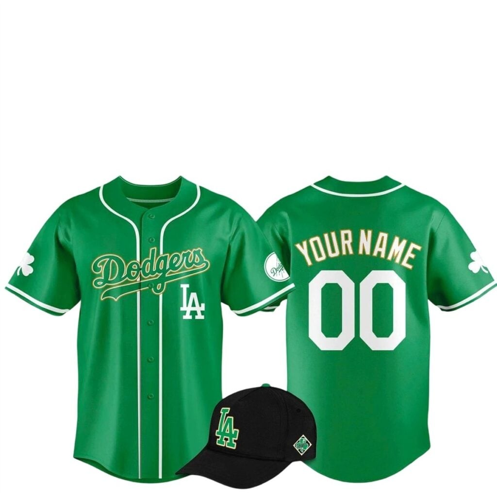 LA Dodgers 2026 St Patrick Day Jersey Hat 10 LA Dodgers 2026 St Patrick Day Jersey Hat 1