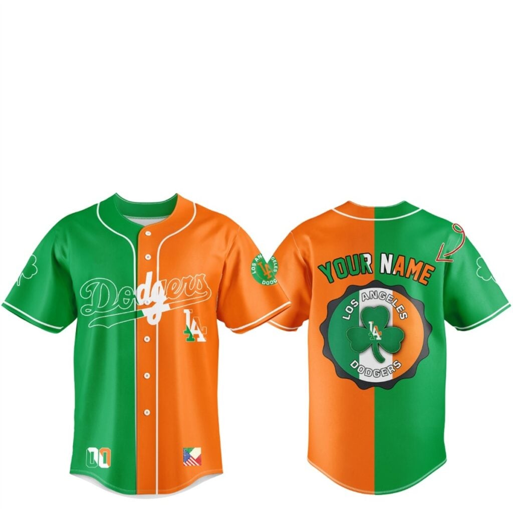 Los Angeles Dodgers Irish Heritage Night 2026 Jersey 5 Los Angeles Dodgers Irish Heritage Night 2026 Jersey 1