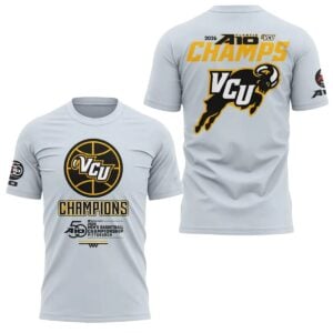 1 VCU Rams Mens Basketball 2026 A10 Champions Shirt