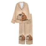 Monkey Punch Holding Plush Toy Pajama Set
