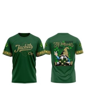 5 Georgia Tech Yellow Jackets Happy St Patricks Day Shirt