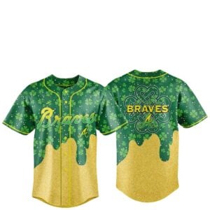 2026 Braves Happy St Patricks Day Jersey 1
