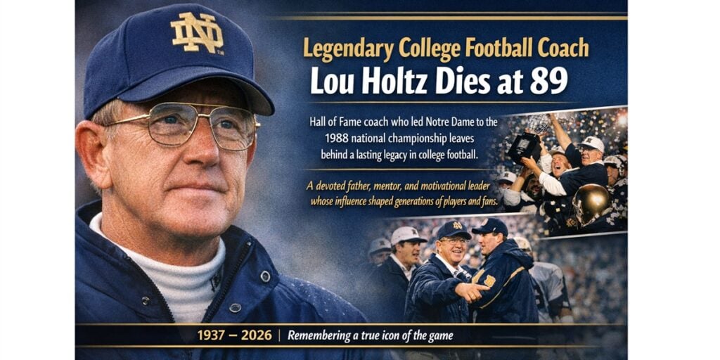 RIP Lou Holtz 1937–2026 Shirt A Shirt That Honors A Legend Not Just A Season