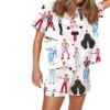 Rock Star Print Pajama Set 3