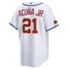 Ronald Acuna Jr White Venezuela 2026 World Baseball Classic Jersey 2