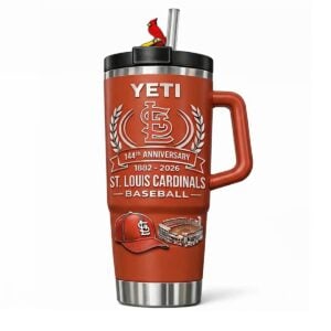 St Louis Cardinals YETI 144th Anniversary 1882 2026 Tumbler 12