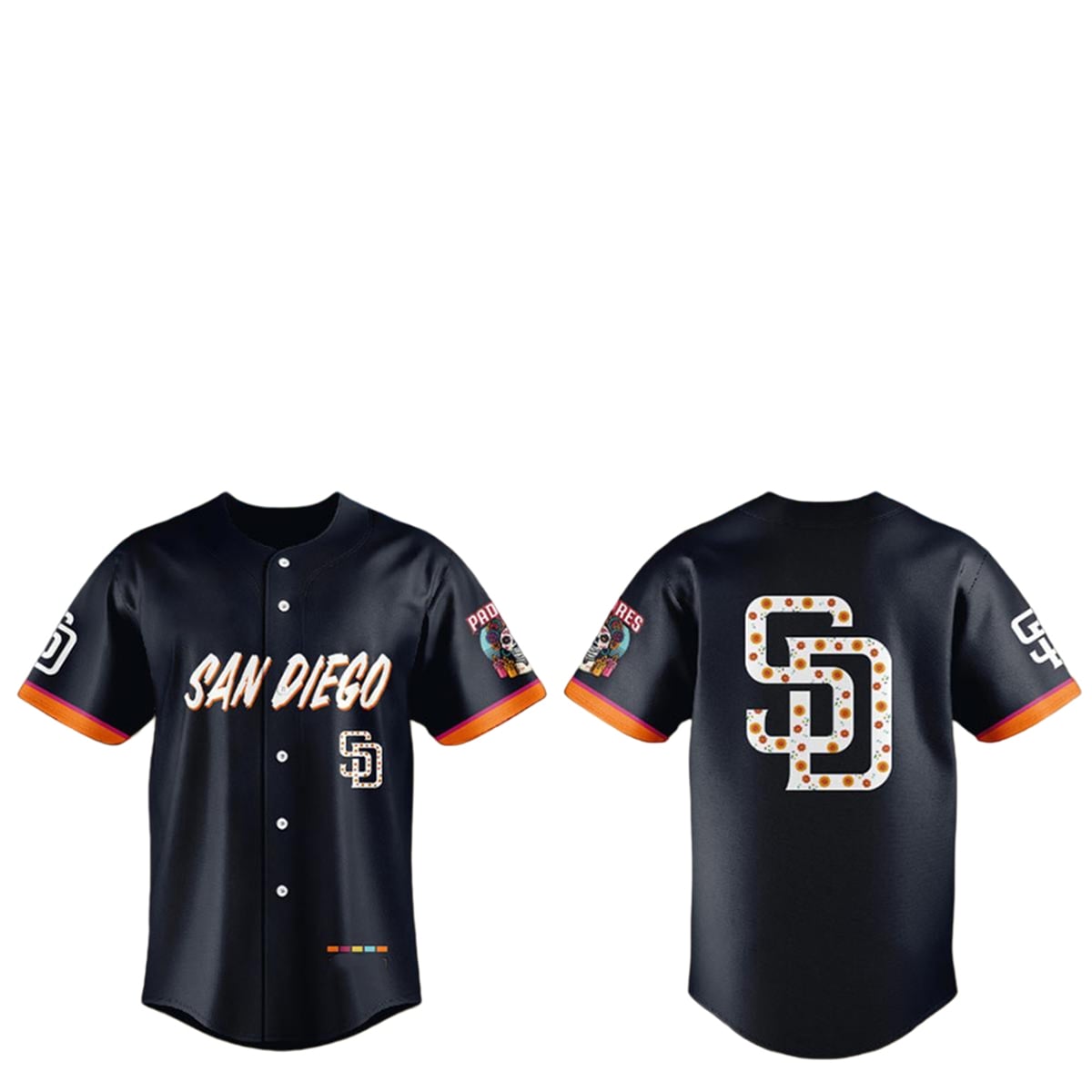 San Diego Padres Dia de los Muertos 2026 Jersey 3 San Diego Padres Dia de los Muertos 2026 Jersey 3