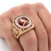 St Louis Cardinals 144th Anniversary 1882 2026 Let's Go Red Birds Ring