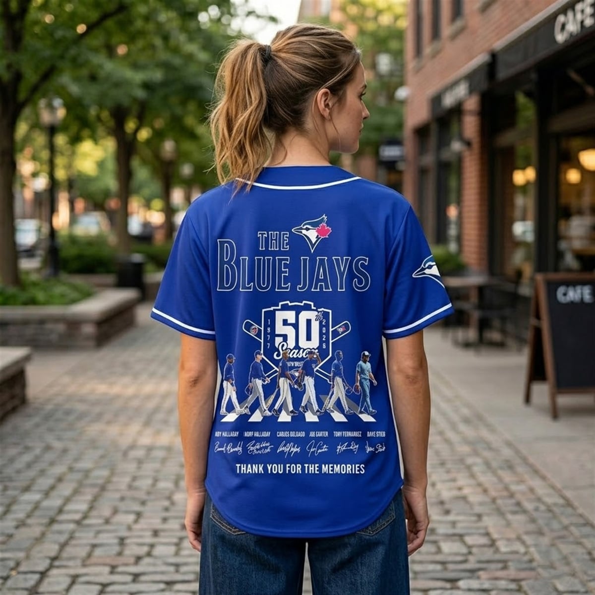 Toronto Blue Jays 50th Season 1977 2026 Thank You For The Memories Jersey 3 Toronto Blue Jays 50th Season 1977 2026 Thank You For The Memories Jersey 4