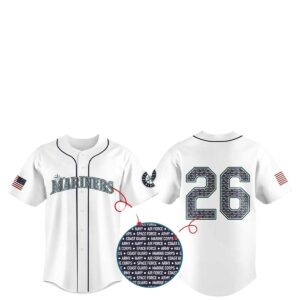 2026 Seattle Mariners Salute to Armed Forces Jersey Giveaway 1