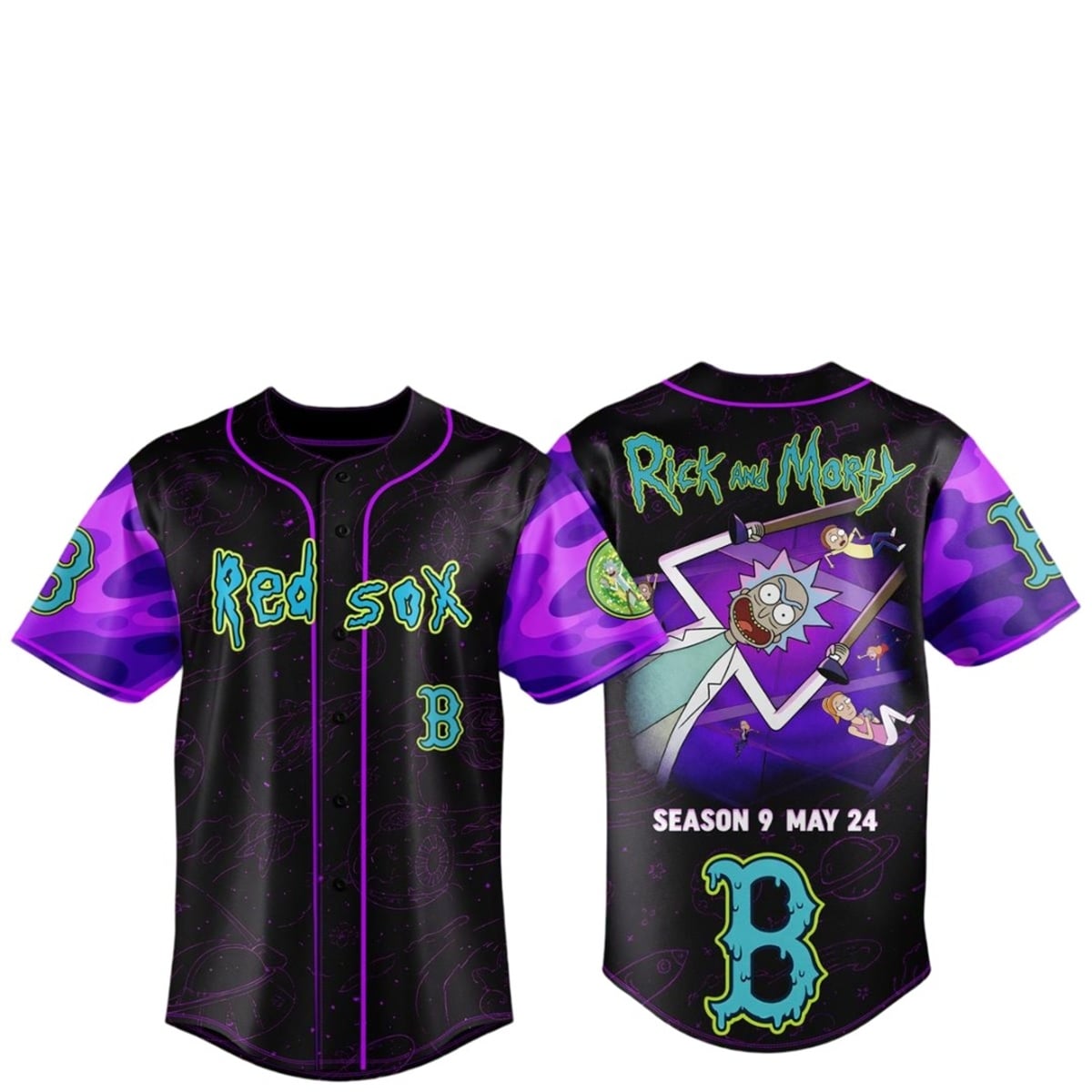 2026 Boston Red Sox Rick And Morty Jersey 1 2026 Boston Red Sox Rick And Morty Jersey 1