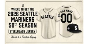 Where to Get the 2026 Seattle Mariners 50th Season Steelheads Jersey — Tribute to a Timeless Legacy