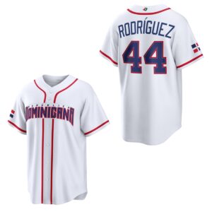 0 Dominican Republic Julio Rodriguez 2026 World Baseball Classic Jersey