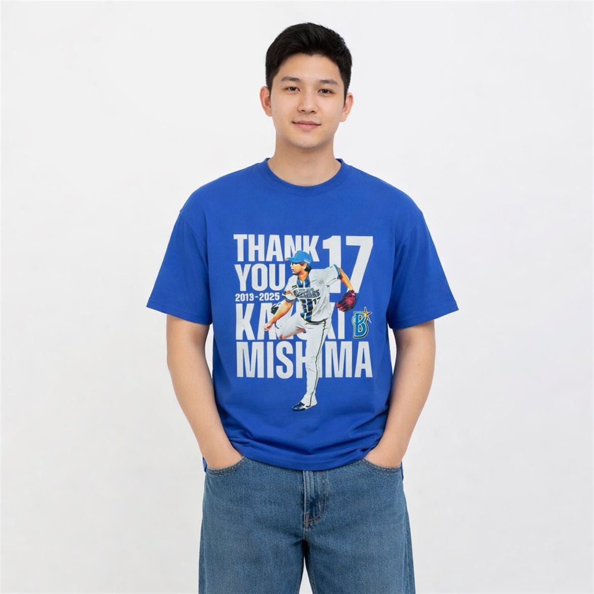 Yokohama DeNA BayStars Thank You 17 2013 2025 Kazuki Mishima Shirt 3 Yokohama DeNA BayStars Thank You 17 2013 2025 Kazuki Mishima Shirt 3