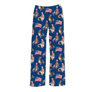 USA Basset Hound Lounge Pants 1