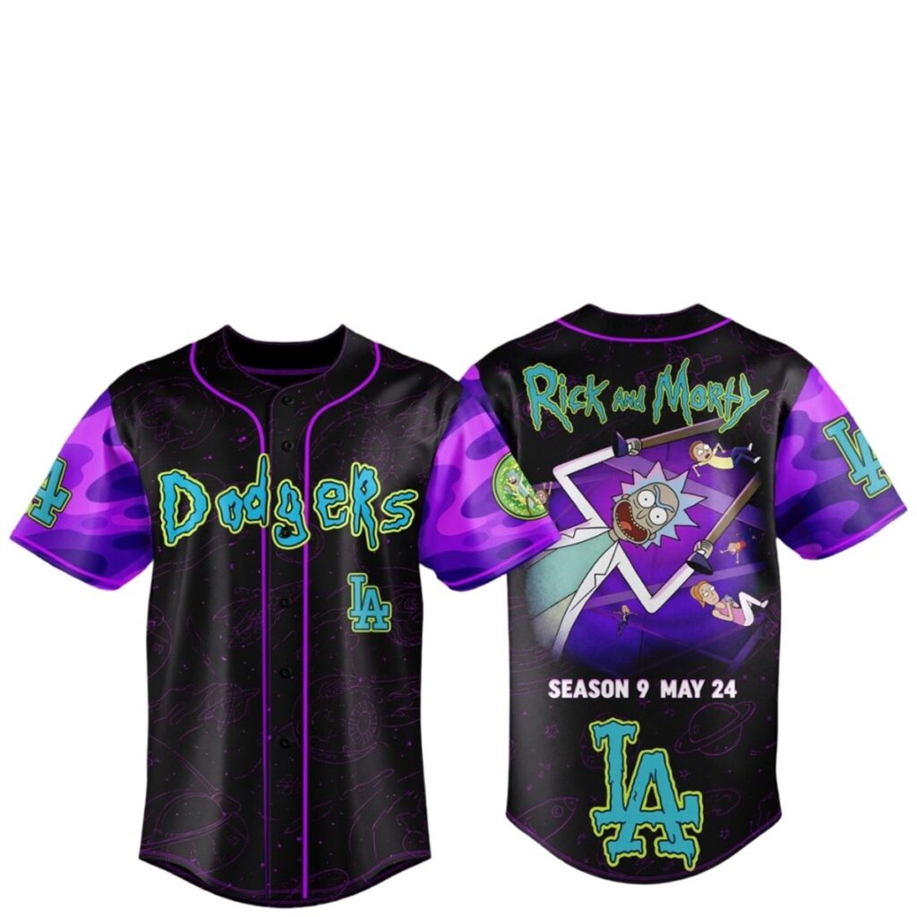 2026 Los Angeles Dodgers Rick And Morty Jersey 5 2026 Los Angeles Dodgers Rick And Morty Jersey 1