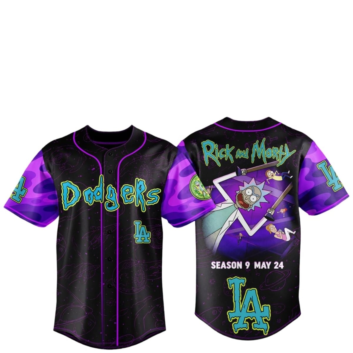 2026 Los Angeles Dodgers Rick And Morty Jersey 1 2026 Los Angeles Dodgers Rick And Morty Jersey 1
