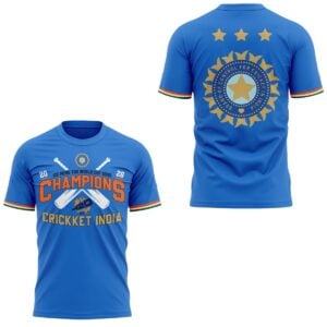 7 2026 ICC Mens T20 World Cup Champions Indian Cricket Shirt