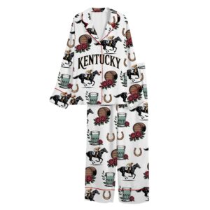 2026 Kentucky Derby Horse Racing Fan Pajama Set 1