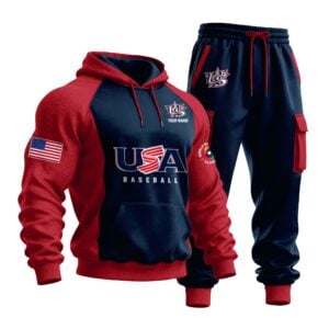 2026 USA Team World Baseball Classic Hoodie Joggers 1