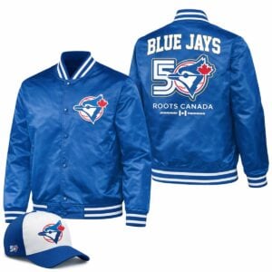 2026 Toronto Blue Jays 50th Season Roots Canada Jacket 0
