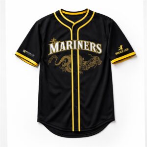 2026 Seattle Mariners Bruce Lee Night Jersey Giveaway 1